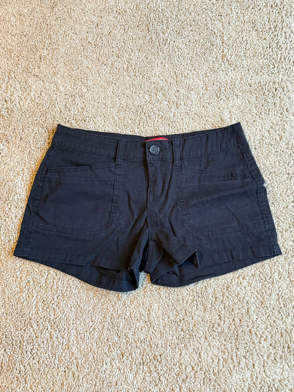 UNIONBAY Black High-Waist Casual Shorts